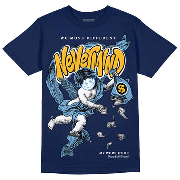 Jordan 1 High OG “First in Flight” DopeSkill Navy T-shirt Nevermind Graphic Streetwear