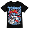 Jordan 9 Powder Blue DopeSkill T-Shirt Trippin Graphic Streetwear - Black