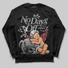 Jordan 3 OG “Black Cement” DopeSkill Long Sleeve T-Shirt New No Days Off Graphic Streetwear - Black