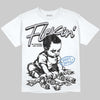 Jordan 11 Retro Low Cement Grey DopeSkill Oversize Print T-Shirt Flexin' Graphic Streetwear