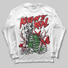 Black and White Sneakers DopeSkill Long Sleeve T-Shirt Keepin' It Real Graphic Streetwear - White 