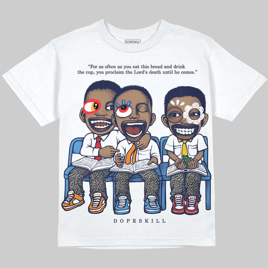Jordan 3 "Midnight Navy" DopeSkill Oversize Print T-Shirt First Sunday Graphic Streetwear