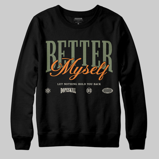 Jordan 4 Retro OG SP Undefeated (2025) DopeSkill Sweatshirt Better Myself Graphic Streetwear - black