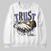 Jordan 4 Retro Lakers DopeSkill Sweatshirt Trust No One Graphic Streetwear - White