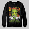 Neon Green Sneakers DopeSkill Sweatshirt Drip Harder Graphic Streetwear - Black