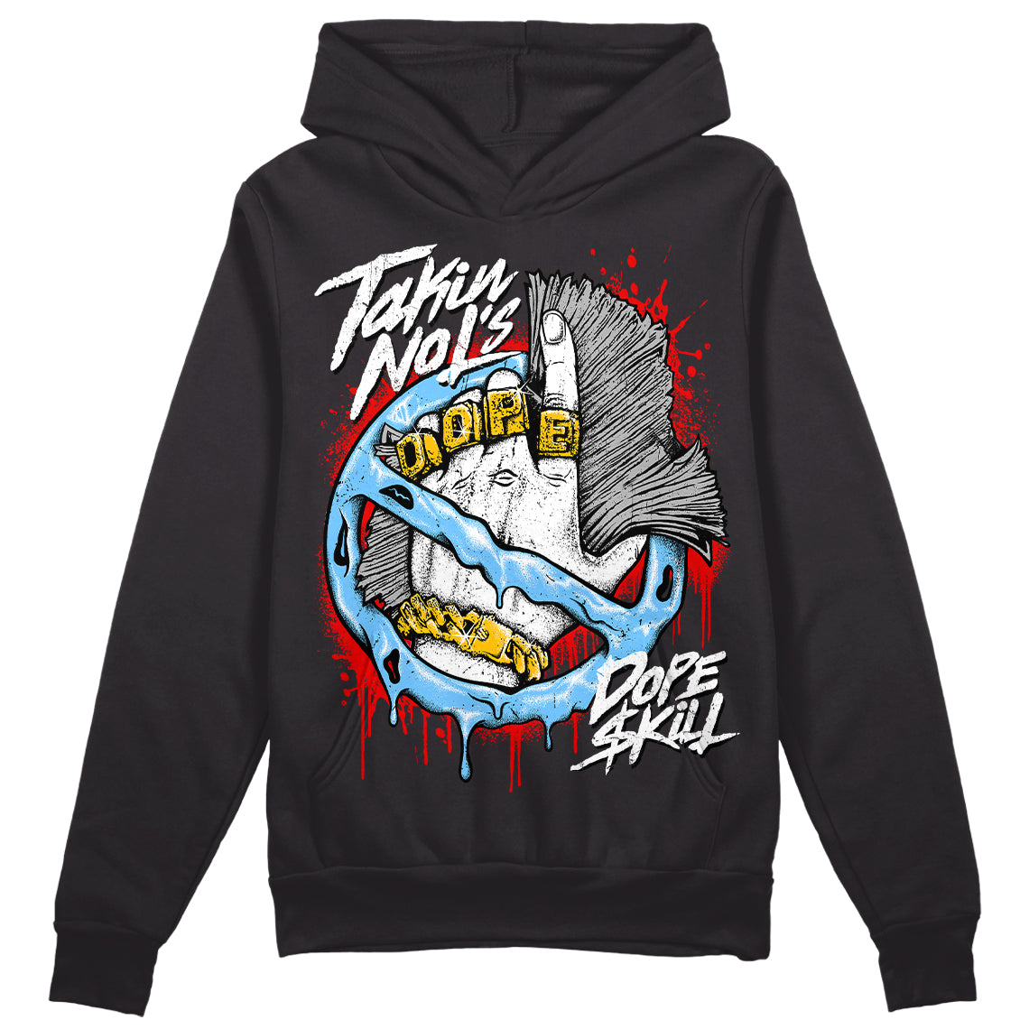 Travis Scott x Jordan 4 Retro 'Cactus Jack'  DopeSkill Hoodie Sweatshirt Takin No L's Graphic Streetwear - Black 