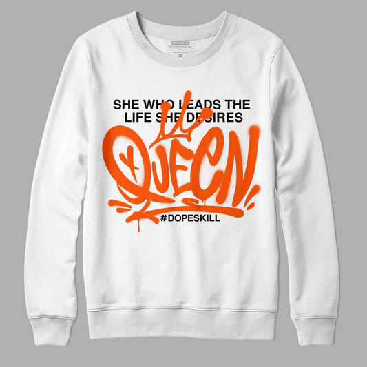 MSCHF Super Normal 2 Orange Milk DopeSkill Sweatshirt Queen Graphic Streetwear - White