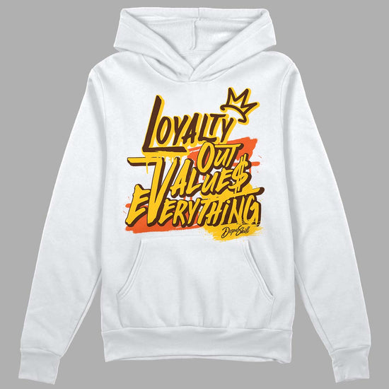 Yellow Sneakers DopeSkill Hoodie Sweatshirt LOVE Graphic Streetwear - White