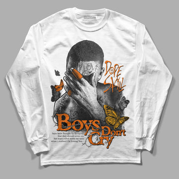 Jordan 3 Retro 'Fear Pack' DopeSkill Long Sleeve T-Shirt Boys Don't Cry Graphic Streetwear - White