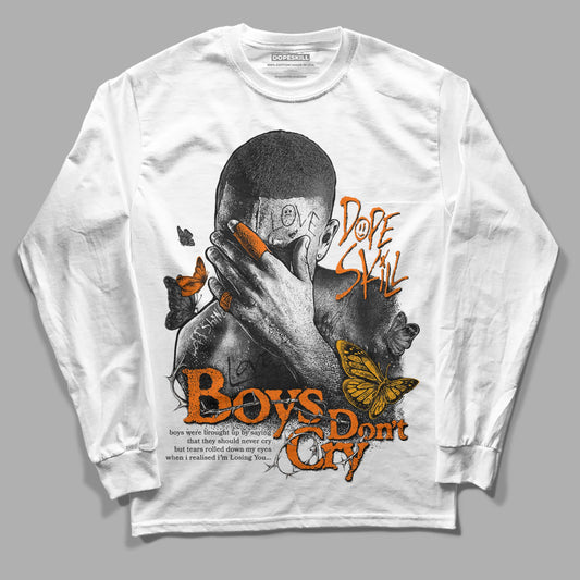 Jordan 3 Retro 'Fear Pack' DopeSkill Long Sleeve T-Shirt Boys Don't Cry Graphic Streetwear - White