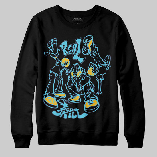 Jordan 11 Retro Gamma Blue (2025) DopeSkill Sweatshirt Real Y2K Players Graphic Streetwear - Black