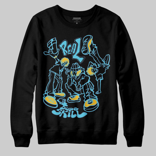 Jordan 11 Retro Gamma Blue (2025) DopeSkill Sweatshirt Real Y2K Players Graphic Streetwear - Black