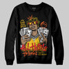 Yellow Sneakers DopeSkill Sweatshirt All Hustle No Luck Graphic Streetwear - Black