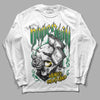 Green Sneakers DopeSkill Long Sleeve T-Shirt Money On My Mind Graphic Streetwear - White 