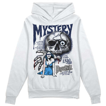 Jordan Spiz’ike Low “White/Obsidian” DopeSkill Hoodie Sweatshirt Mystery Ghostly Grasp Graphic Streetwear - WHite