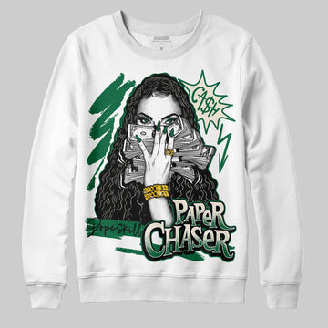 Jordan 13 GS “Pine Green” DopeSkill Sweatshirt NPC Graphic Streetwear - White