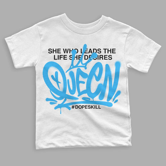 Jordan 1 High Retro OG “University Blue” DopeSkill Toddler Kids T-shirt Queen Graphic Streetwear - White