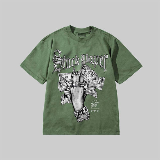 Stack Paper DopeSkill Premium T-shirt Streetwear - Moss