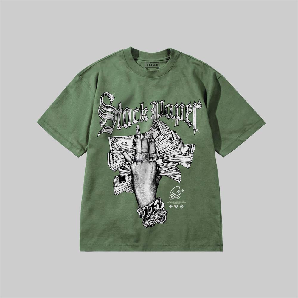 Stack Paper DopeSkill Premium T-shirt Streetwear - Moss