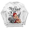 Jordan 1 Low OG “Shadow” DopeSkill Long Sleeve T-Shirt New No Days Off Graphic Streetwear - White