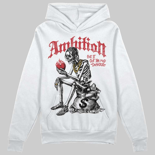 Jordan 1 Low OG "Chicago" DopeSkill Hoodie Sweatshirt Ambition Graphic Streetwear - White 