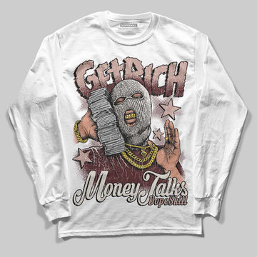 Jordan 11 “China” DopeSkill Long Sleeve T-Shirt Get Rich Graphic Streetwear - White