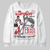 Jordan 8 Retro Bugs Bunny (2025) DopeSkill Sweatshirt Broken Bones Graphic Streetwear - White 
