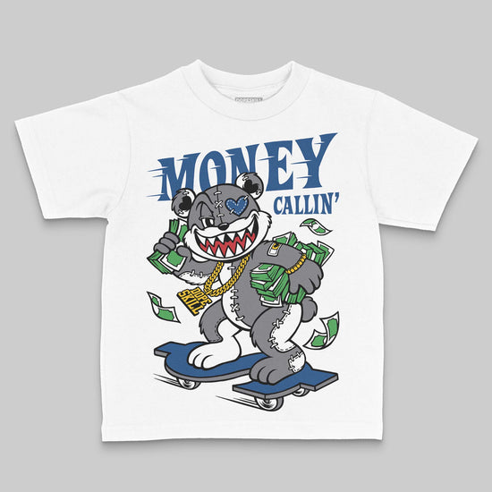 Jordan 9 Retro 'Flint Grey' 2026' DopeSkill Toddler Kids T-shirt Money Callin' Graphic Streetwear - White