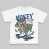 Jordan 9 Retro 'Flint Grey' 2026' DopeSkill Toddler Kids T-shirt Money Callin' Graphic Streetwear - White