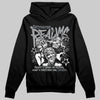 Jordan 5 Retro Wolf Grey (2026) DopeSkill Hoodie Sweatshirt Distorted Realms Graphic Streetwear - Black