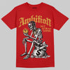 Red Sneakers DopeSkill T-Shirt Ambition Graphic Streetwear - Red 