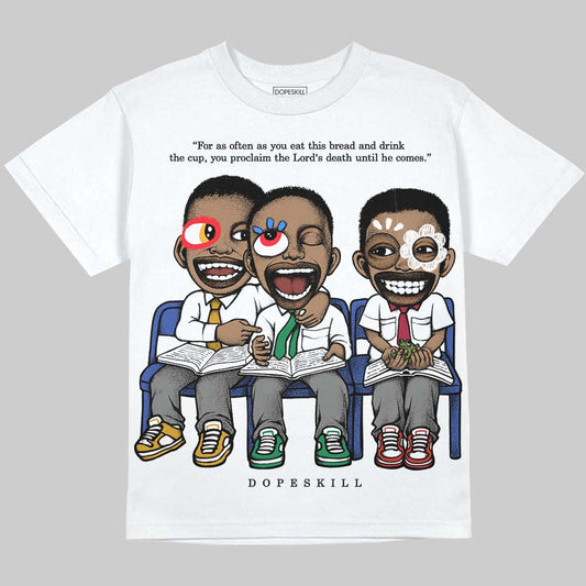 Black and White Sneakers DopeSkill Oversize Print T-Shirt First Sunday Graphic Streetwear