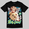 Jordan 11 Retro Gamma Blue DopeSkill T-Shirt Real Ones Angel Graphic Streetwear - Black
