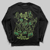 Foamposite Pro 'Pine Green' DopeSkill Long Sleeve T-Shirt Real Y2K Players Graphic Streetwear - black