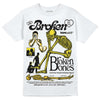 Jordan 4 Retro “Vivid Sulfur” DopeSkill T-Shirt Broken Bones Graphic Streetwear - White