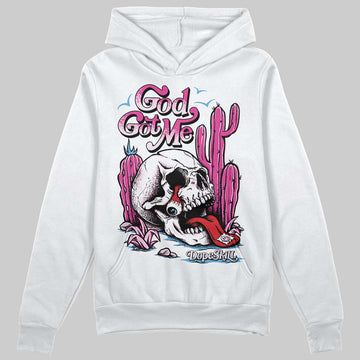 Dunk Low Triple Pink DopeSkill Hoodie Sweatshirt God Got Me Graphic Streetwear - White