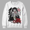 Jordan 2 Retro "Black Cement" DopeSkill Sweatshirt NPC Graphic Streetwear - White 