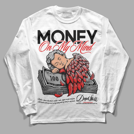 Jordan Spizike Low Bred DopeSkill Long Sleeve T-Shirt MOMM Graphic Streetwear - White 