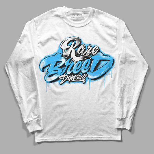 Jordan 1 High Retro OG “University Blue” DopeSkill Long Sleeve T-Shirt Rare Breed Type Graphic Streetwear - White