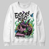 Green Sneakers DopeSkill Sweatshirt Ease My Mind Graphic Streetwear - White