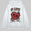 Jordan 9 'Olive' DopeSkill Hoodie Sweatshirt Crying Heart Graphic Streetwear - WHite