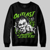 Neon Green Sneakers DopeSkill Sweatshirt Outlast Graphic Streetwear - black