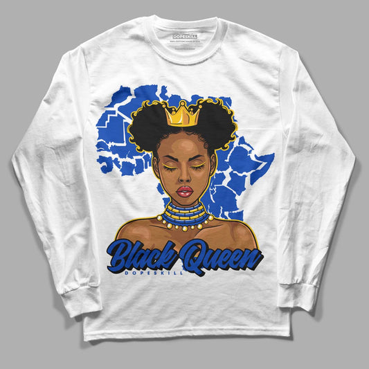 Jordan 14 “Laney” DopeSkill Long Sleeve T-Shirt Black Queen Graphic Streetwear - White