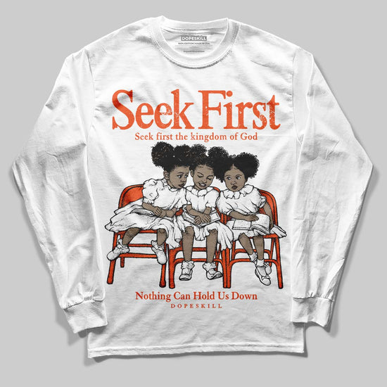 MSCHF Super Normal 2 Orange Milk DopeSkill Long Sleeve T-Shirt New Seek First Graphic Streetwear - White