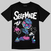 Jordan 8 Retro 'Aqua' 2025 DopeSkill T-Shirt Self Made Graphic Streetwear - Black