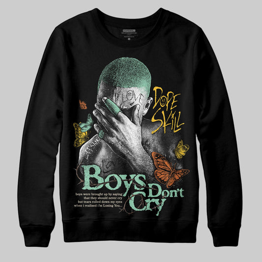 SB Dunk Low Rodeo Tourmaline DopeSkill Sweatshirt Boys Don't Cry Graphic Streetwear - Black