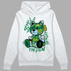 Jordan 5 “Lucky Green”  DopeSkill Hoodie Sweatshirt Smile Through The Pain Graphic Streetwear - White 