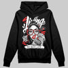 Black and White Sneakers DopeSkill Hoodie Sweatshirt Living My Best Life Graphic Streetwear - Black