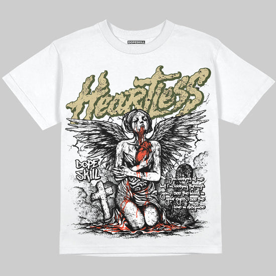 Olive Sneakers DopeSkill Oversize Print T-Shirt Heartless Graphic Streetwear