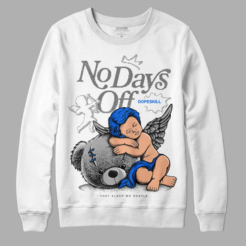 Jordan 12 Stealth DopeSkill Sweatshirt New No Days Off Graphic Streetwear